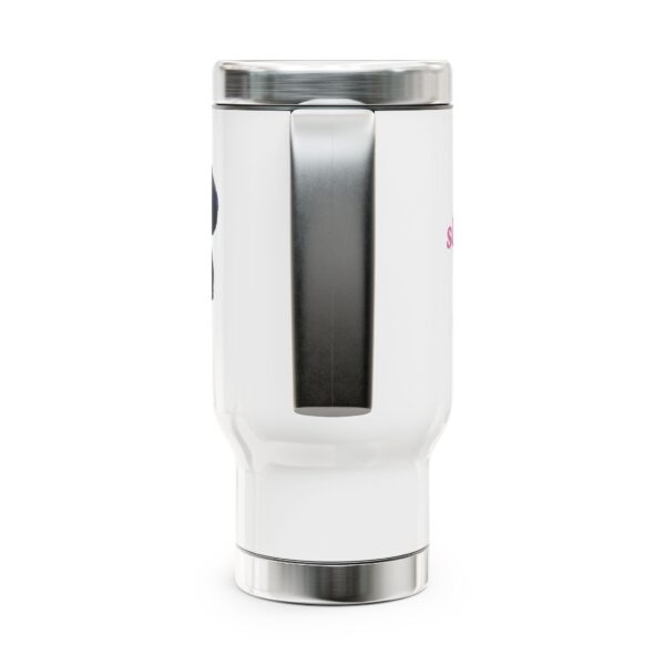 Insulated Travel Mug - "Sleepy" Design - Perfect for Coffee Lovers - Image 3