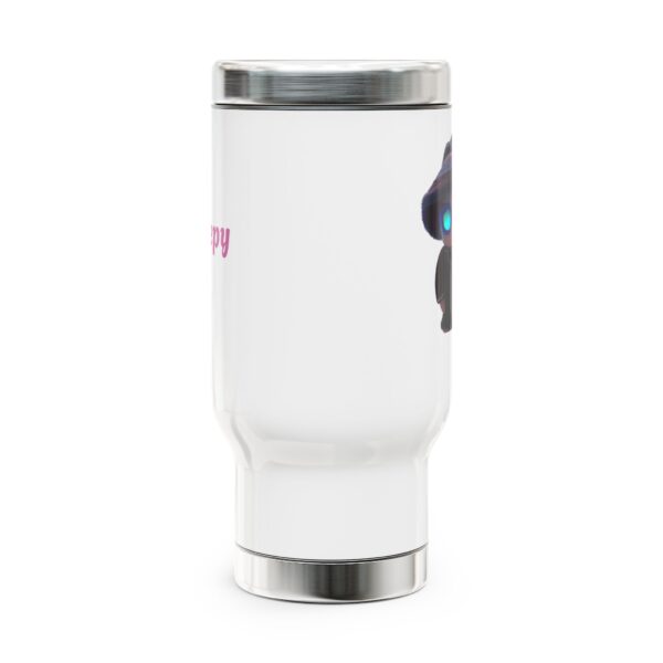 Insulated Travel Mug - "Sleepy" Design - Perfect for Coffee Lovers - Image 2