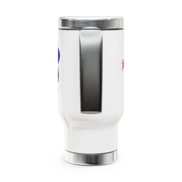 Feisty Stainless Steel Travel Mug with Handle - 14oz - Image 2