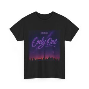 Vibrant ONLY ONE Night Sky Tee | Perfect for Casual Outings, Music Lovers, Gifts, Birthday Celebrations, Graphic Tee